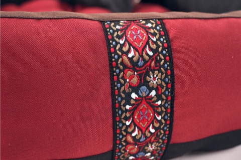 Posłanie, legowisko Klasyczne Materac + Poduszka PatchWork (MultiColor) 70x50cm S