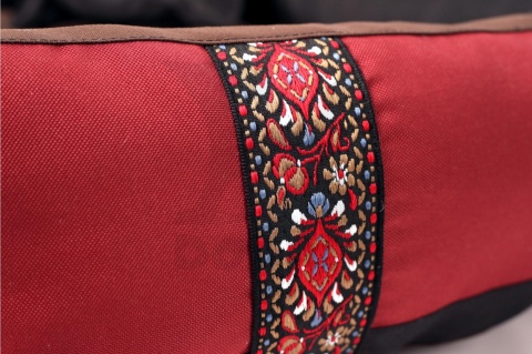 Posłanie, legowisko Klasyczne Materac + Poduszka PatchWork (MultiColor) 70x50cm S