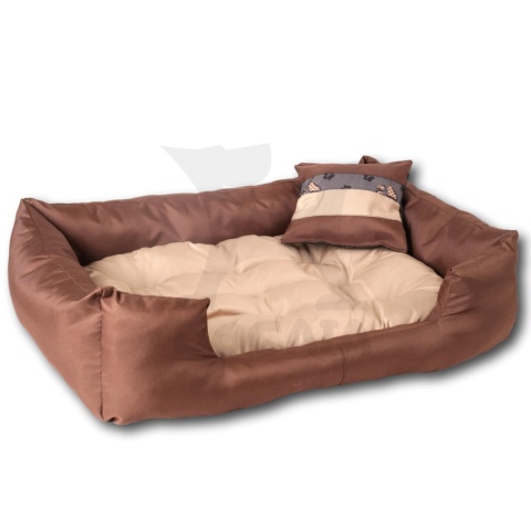 Posłanie, legowisko Klasyczne Materac + Poduszka (SolidColor) 76x56cm M