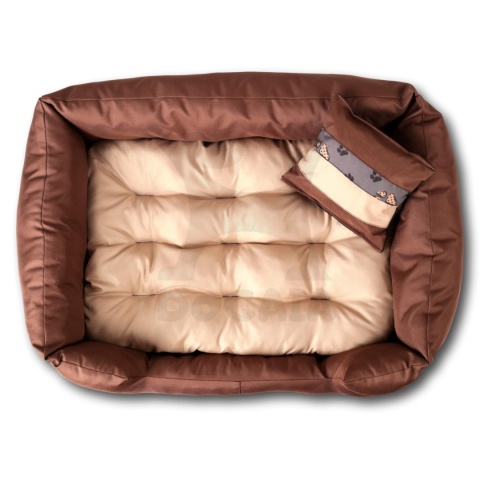 Posłanie, legowisko Klasyczne Materac + Poduszka (SolidColor) 76x56cm M