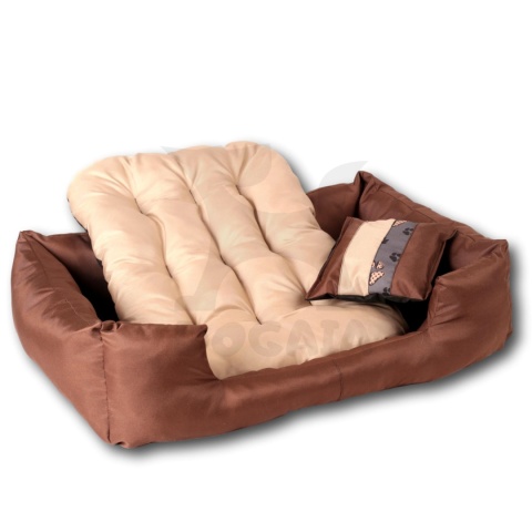 Posłanie, legowisko Klasyczne Materac + Poduszka (SolidColor) 76x56cm M