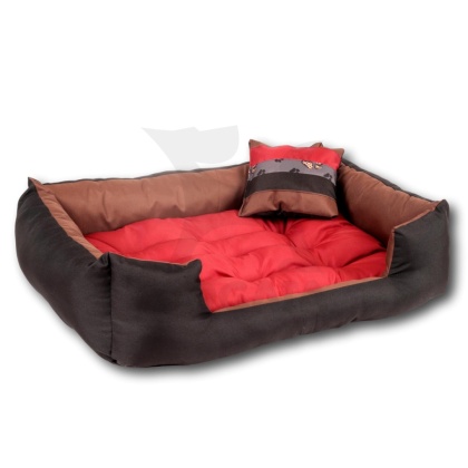 Posłanie, legowisko Klasyczne Materac + Poduszka (SolidColor) 100x80cm XL