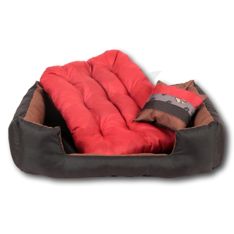 Posłanie, legowisko Klasyczne Materac + Poduszka (SolidColor) 100x80cm XL