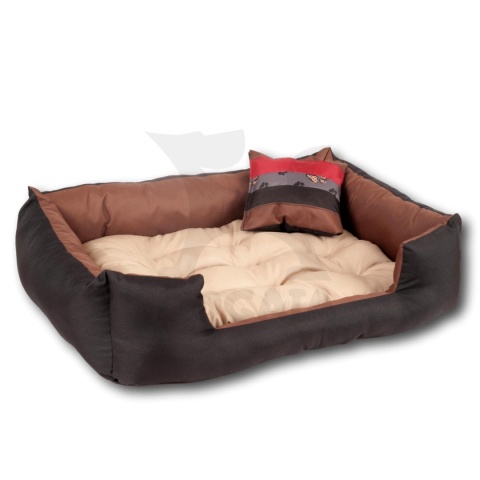 Posłanie, legowisko Klasyczne Materac + Poduszka (SolidColor) 76x56cm M