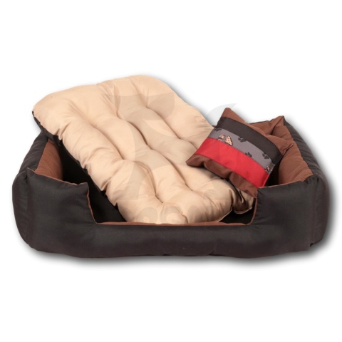 Posłanie, legowisko Klasyczne Materac + Poduszka (SolidColor) 76x56cm M