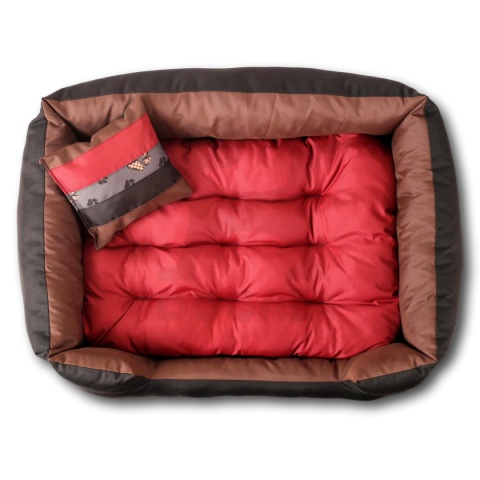 Posłanie, legowisko Klasyczne Materac + Poduszka (SolidColor) 76x56cm M