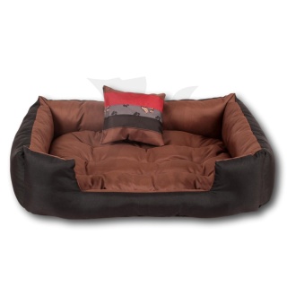 Posłanie, legowisko Klasyczne Materac + Poduszka (SolidColor) 76x56cm M