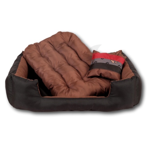 Posłanie, legowisko Klasyczne Materac + Poduszka (SolidColor) 76x56cm M