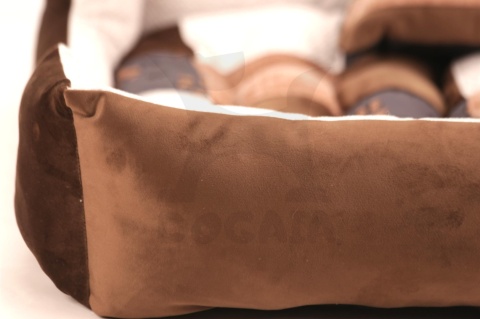 Posłanie, legowisko Klasyczne Materac + Poduszka PatchWork (MultiColor) 76x56cm M