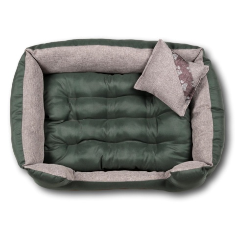 Posłanie, legowisko Klasyczne Materac + Poduszka (SolidColor) 100x80cm XL