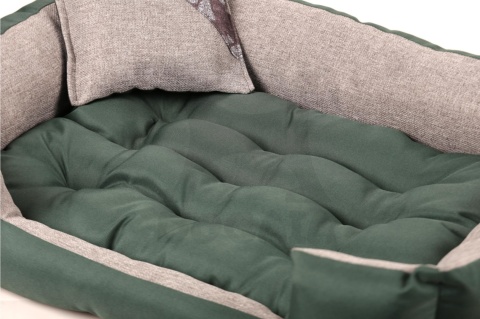 Posłanie, legowisko Klasyczne Materac + Poduszka (SolidColor) 100x80cm XL