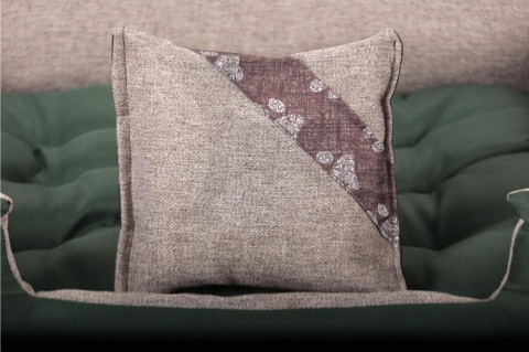 Posłanie, legowisko Klasyczne Materac + Poduszka (SolidColor) 100x80cm XL