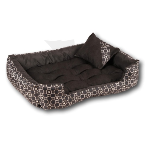 Posłanie, legowisko Klasyczne Materac + Poduszka (SolidColor) 100x80cm XL