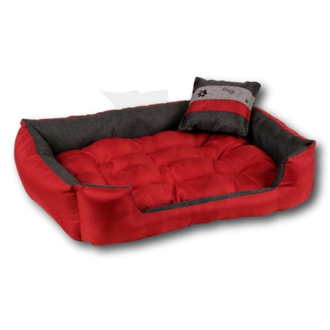 Posłanie, legowisko Klasyczne Materac + Poduszka (SolidColor) 100x80cm XL