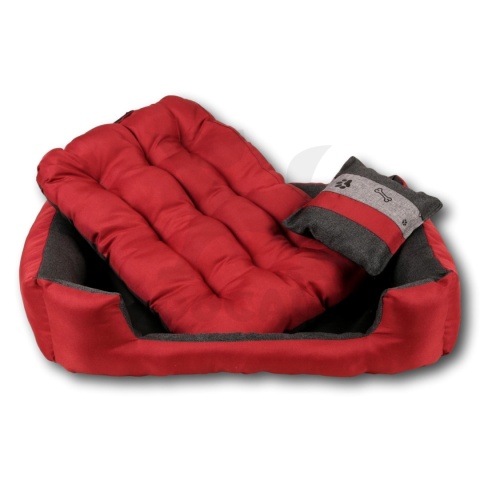 Posłanie, legowisko Klasyczne Materac + Poduszka (SolidColor) 100x80cm XL