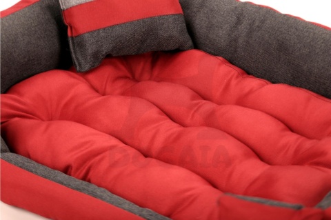 Posłanie, legowisko Klasyczne Materac + Poduszka (SolidColor) 100x80cm XL