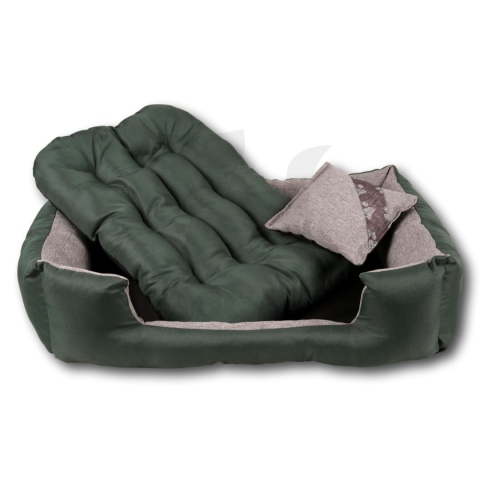 Posłanie, legowisko Klasyczne Materac + Poduszka (SolidColor) 76x56cm M