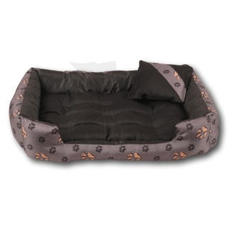 Posłanie, legowisko Klasyczne Materac + Poduszka (SolidColor) 76x56cm M