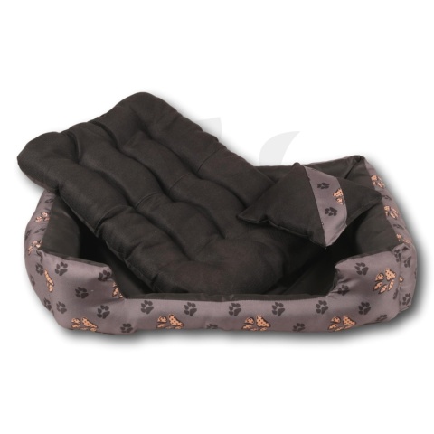 Posłanie, legowisko Klasyczne Materac + Poduszka (SolidColor) 76x56cm M