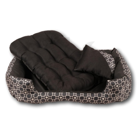 Posłanie, legowisko Klasyczne Materac + Poduszka (SolidColor) 76x56cm M