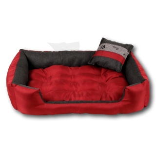 Posłanie, legowisko Klasyczne Materac + Poduszka (SolidColor) 76x56cm M